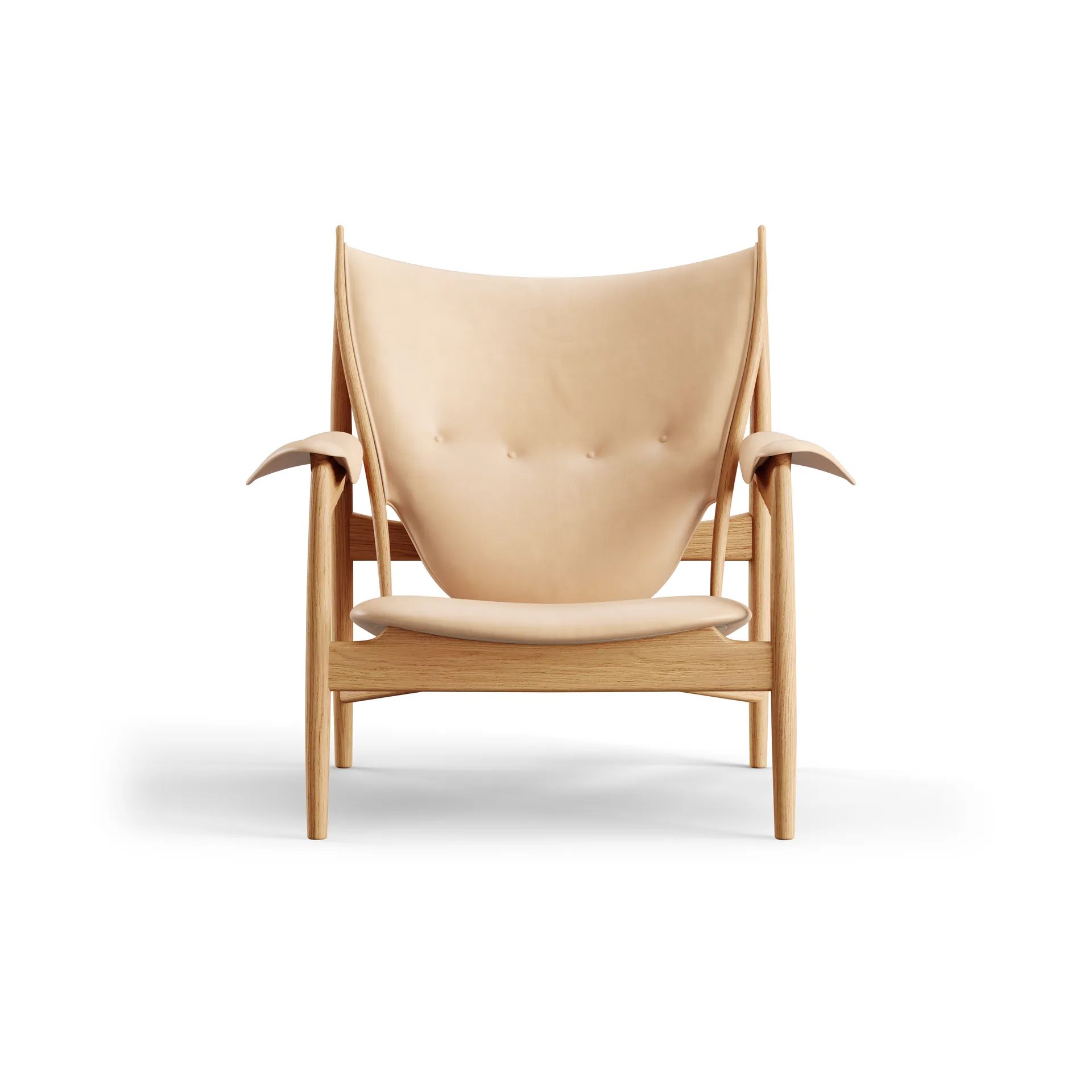 Chieftain chair fåtölj, Ek-vegetal uncolored House of Finn Juhl