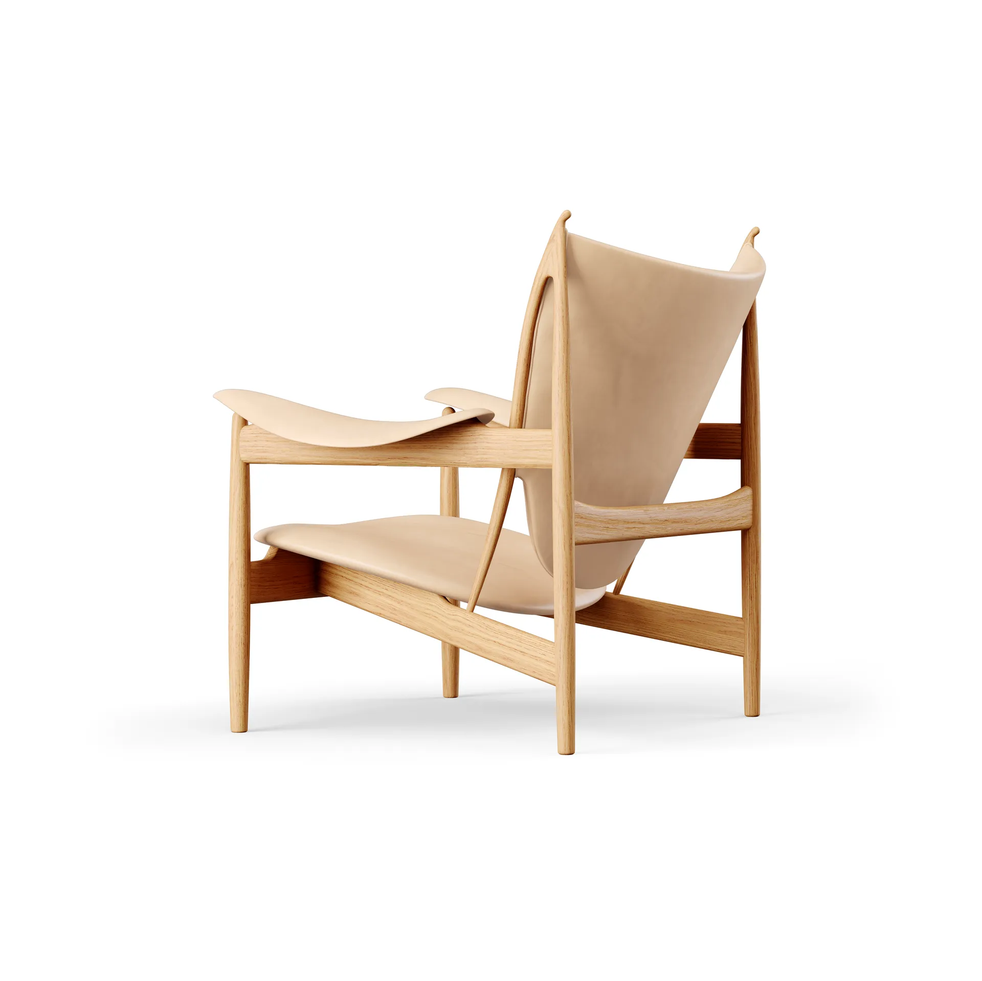 Chieftain chair fåtölj, Ek-vegetal uncolored House of Finn Juhl