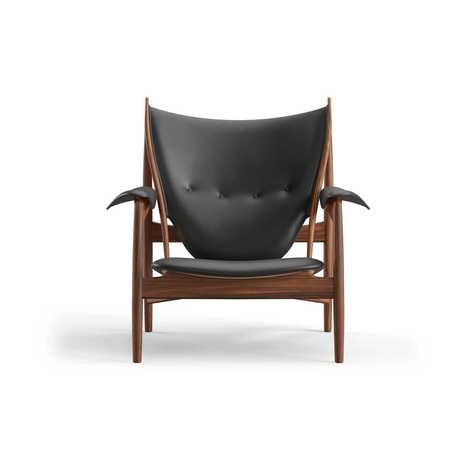 Chieftain chair fåtölj, Valnöt-Nevada Black NV0500S House of Finn Juhl