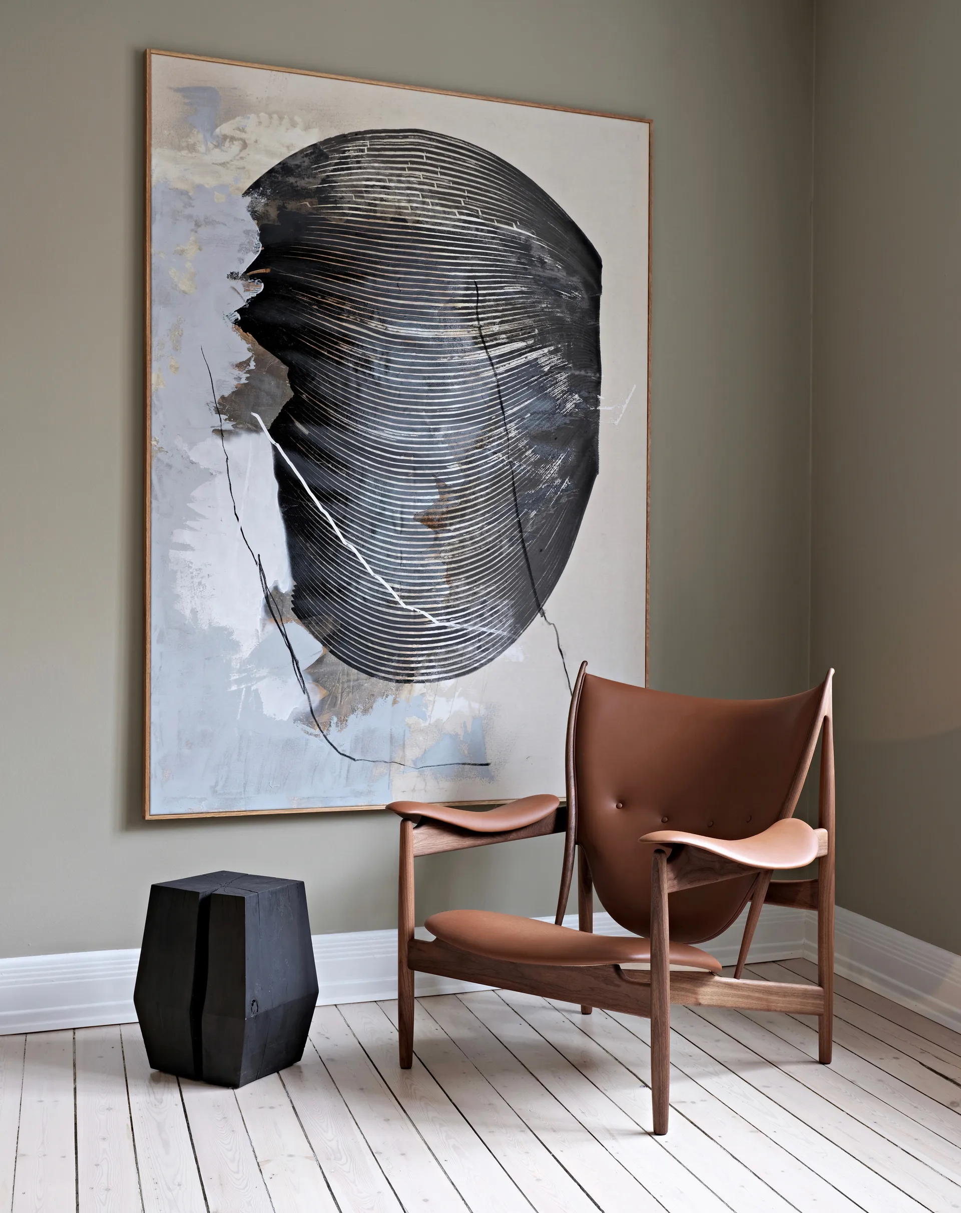 Chieftain chair fåtölj, Valnöt-nevada cognac NV2488S House of Finn Juhl