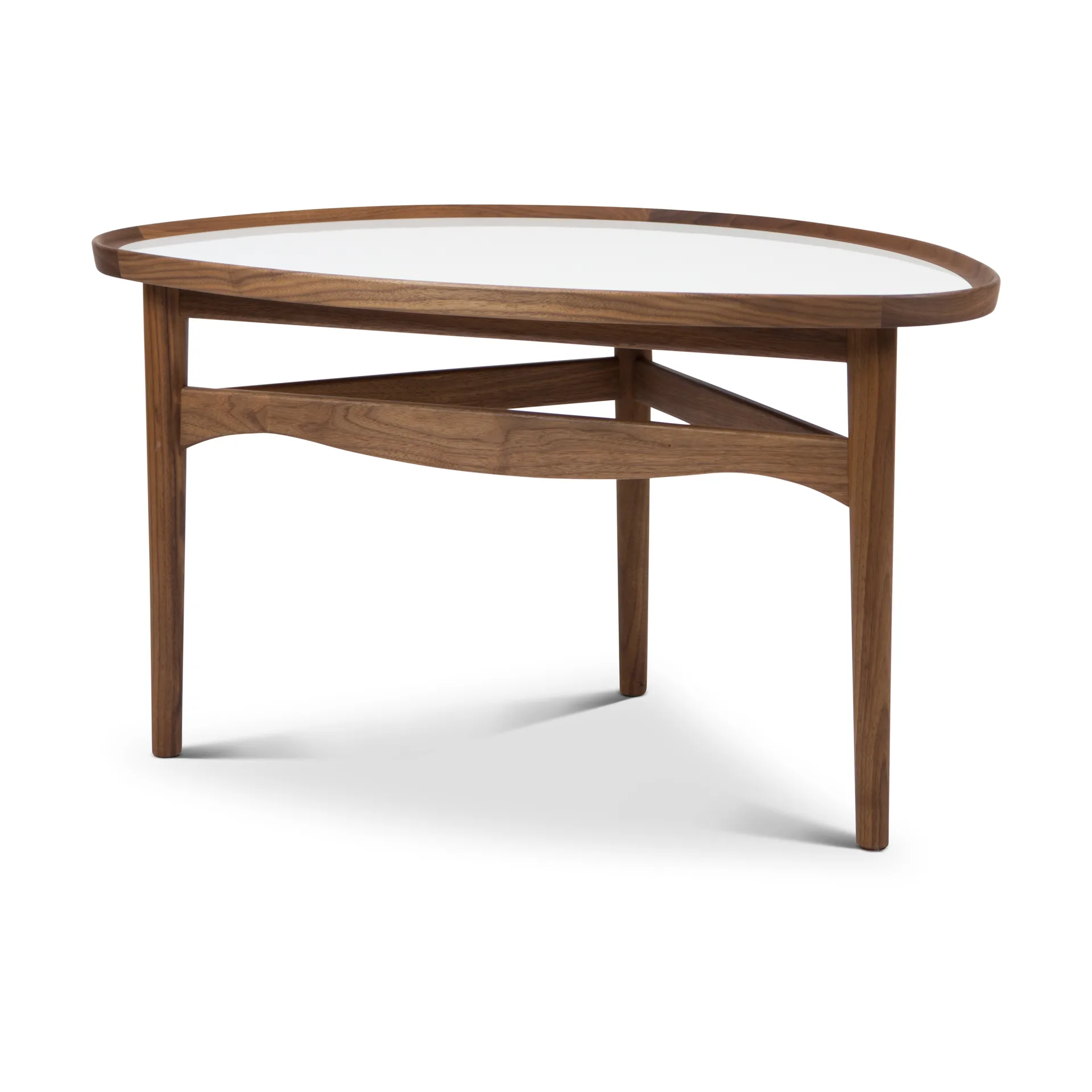 Eye table soffbord, Valnöt-vit laminat House of Finn Juhl