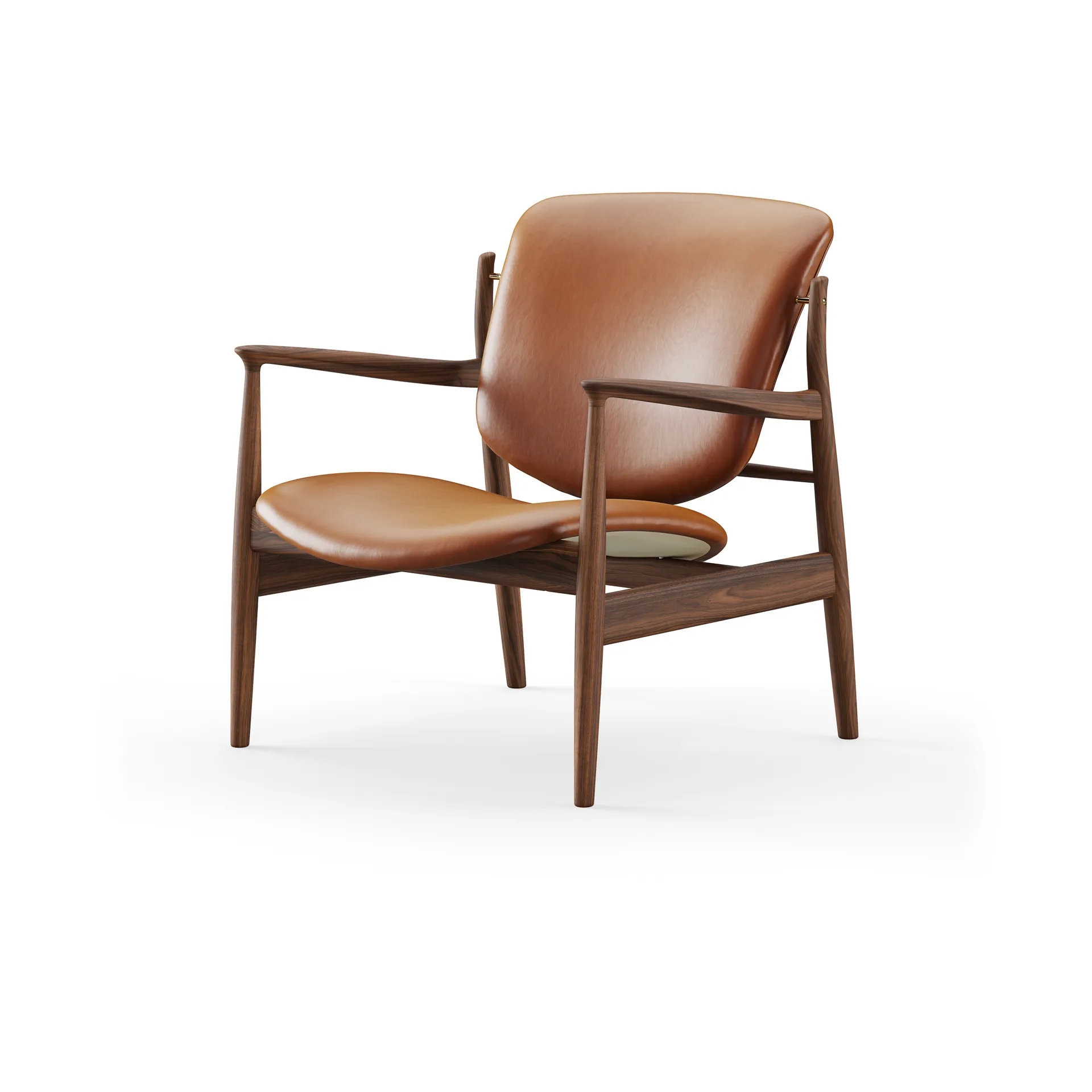 France Chair, valnöt-nevada cognac NV2488S House of Finn Juhl