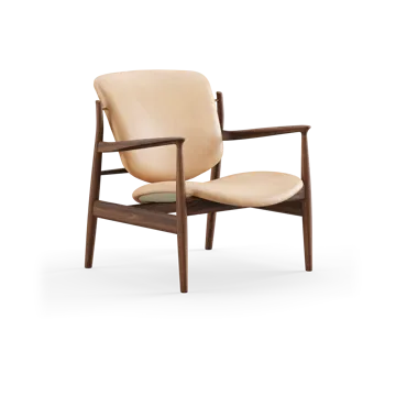 France Chair - Valnöt-vegetal uncolored - House of Finn Juhl