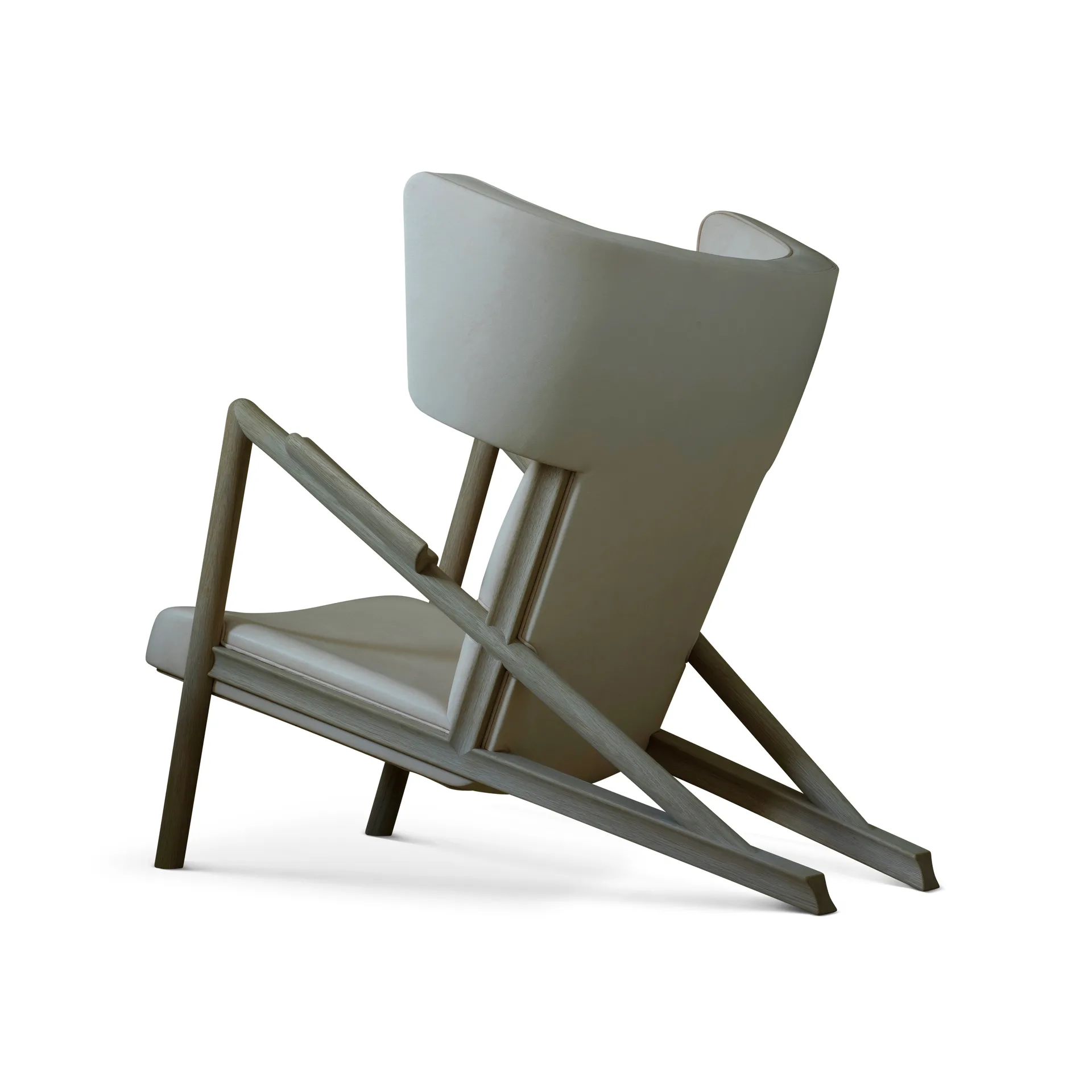 Grasshopper fåtölj, Ek-vegetal uncolored House of Finn Juhl