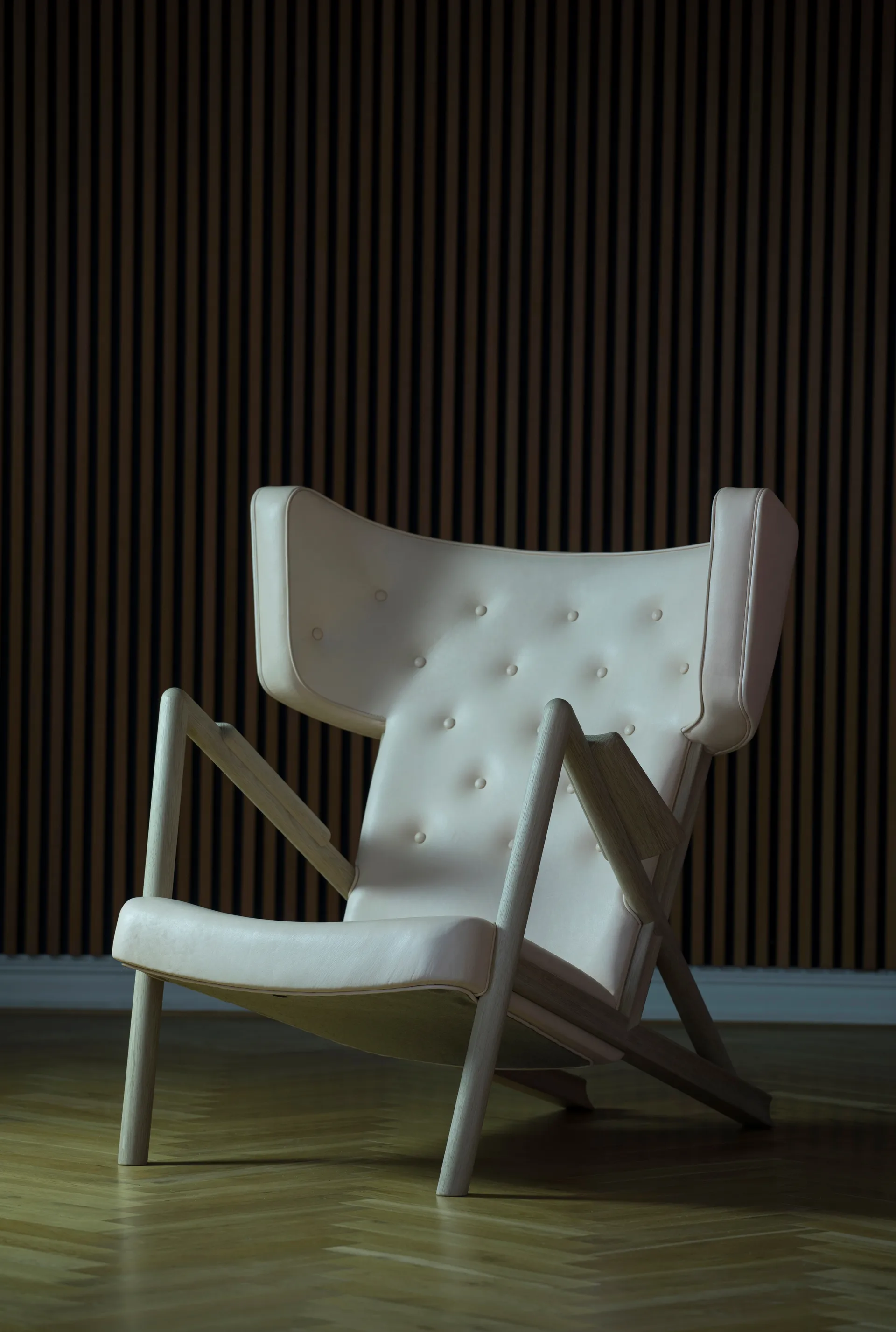 Grasshopper fåtölj, Ek-vegetal uncolored House of Finn Juhl