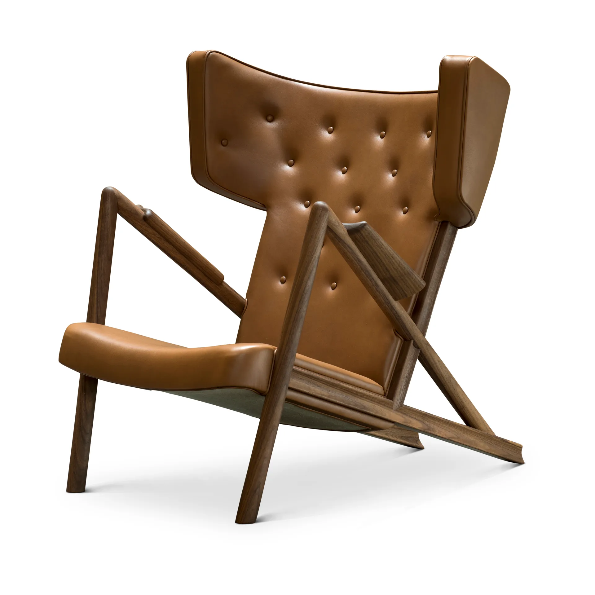 Grasshopper fåtölj, Valnöt-nevada cognac NV2488S House of Finn Juhl