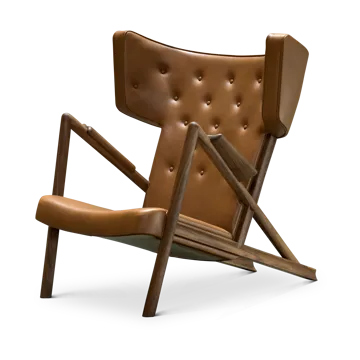 Grasshopper fåtölj - Valnöt-nevada cognac NV2488S - House of Finn Juhl