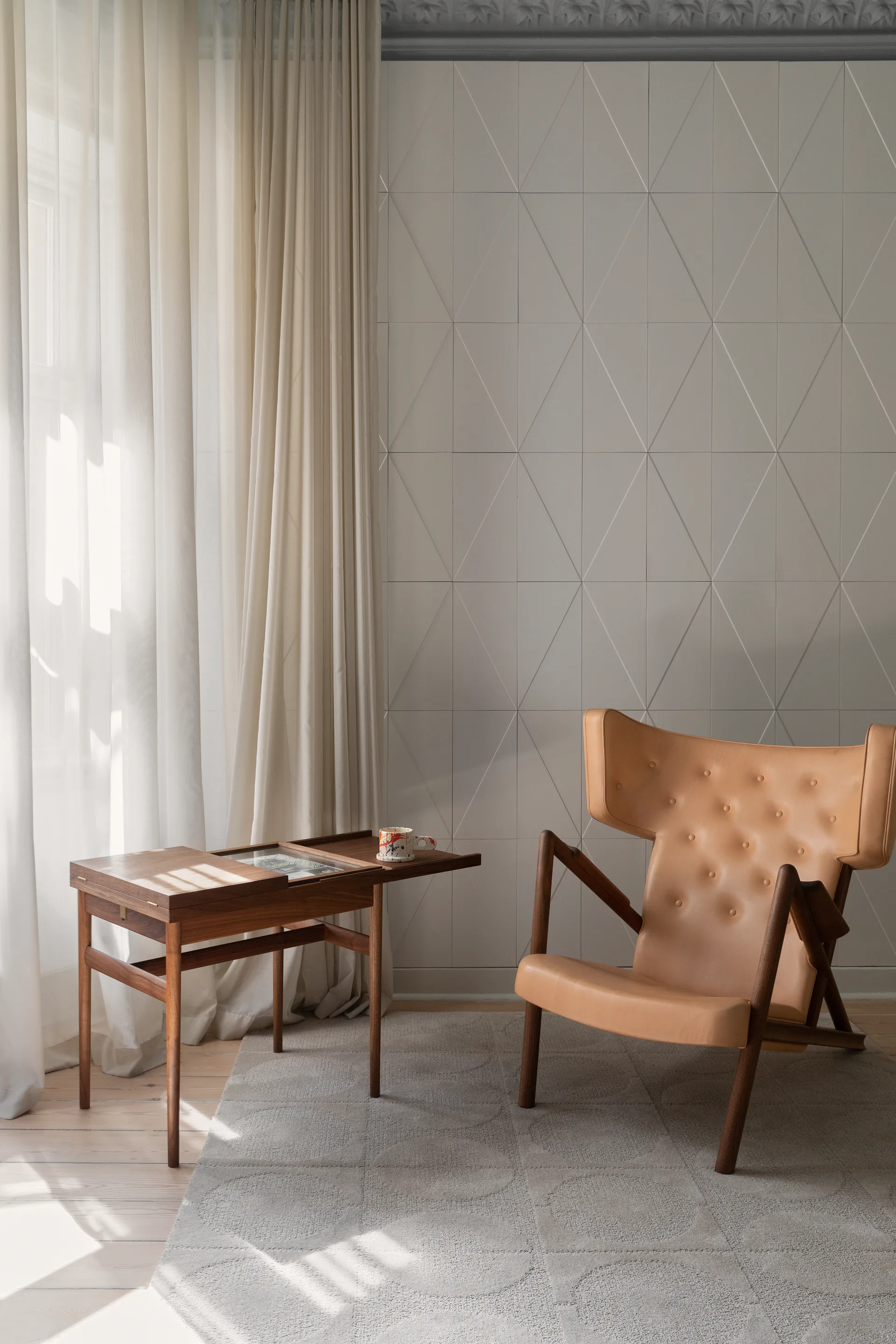 Grasshopper fåtölj, Valnöt-nevada cognac NV2488S House of Finn Juhl