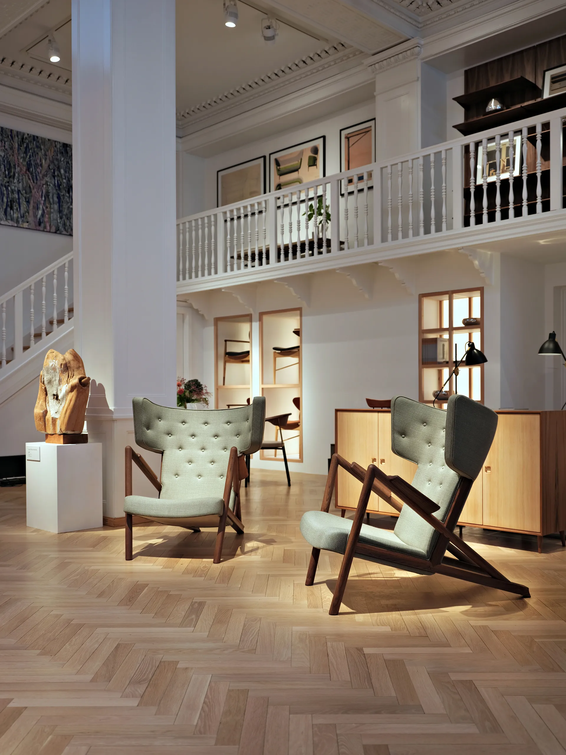 Grasshopper fåtölj, Valnöt-nevada cognac NV2488S House of Finn Juhl