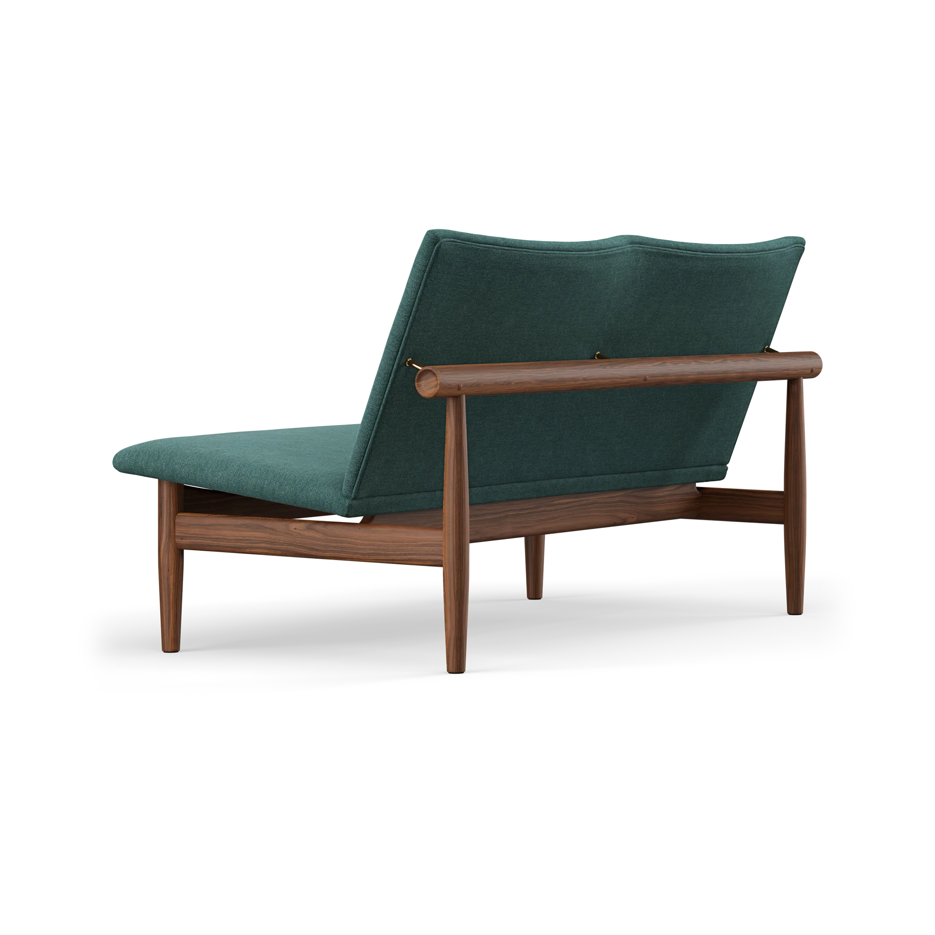 Japan soffa 2-sits, Valnöt-watercolour cast iron House of Finn Juhl