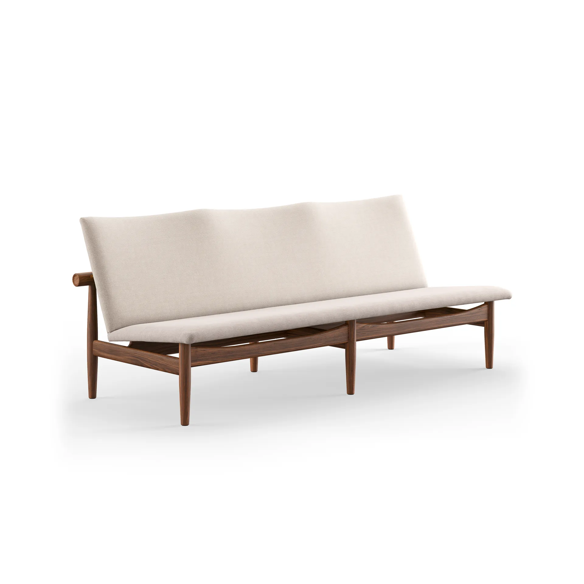 Japan soffa 3-sits, Valnöt-hallingdal 103/113 House of Finn Juhl