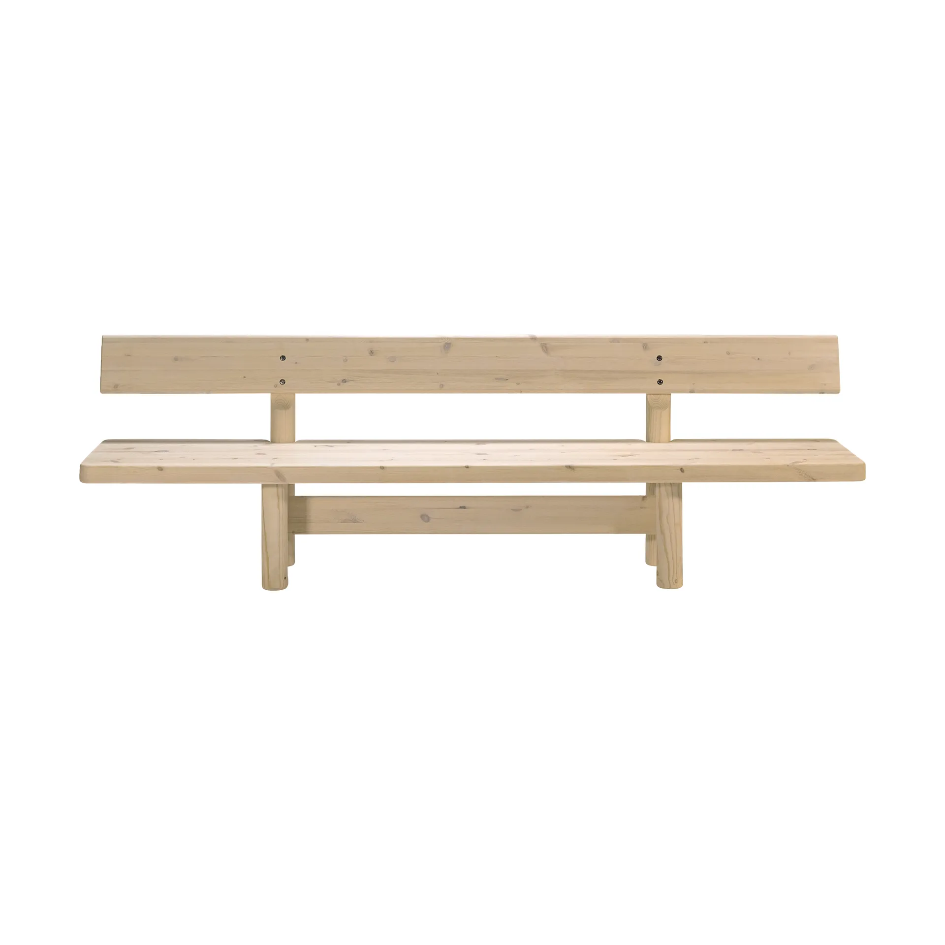 Nordsø bänk med ryggstöd 250 cm, Furu House of Finn Juhl