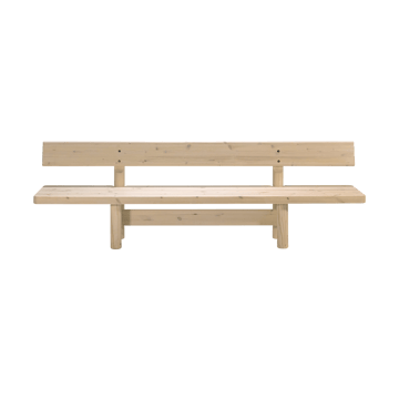 Nordsø bänk med ryggstöd 250 cm - Furu - House of Finn Juhl