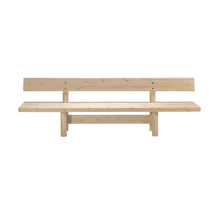 Nordsø bänk med ryggstöd 250 cm - Furu - House of Finn Juhl