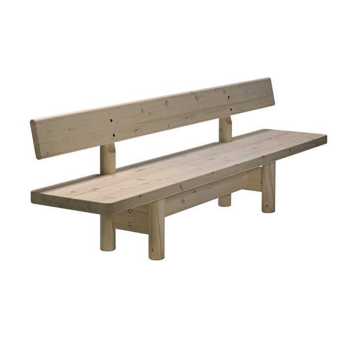 Nordsø bänk med ryggstöd 250 cm, Furu House of Finn Juhl