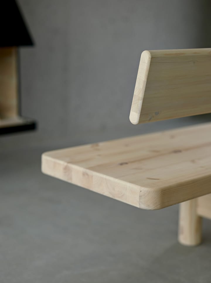 Nordsø bänk med ryggstöd 250 cm, Furu House of Finn Juhl