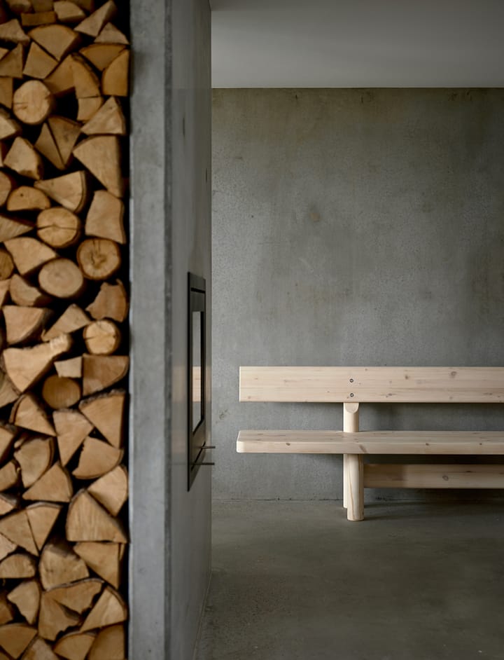 Nordsø bänk med ryggstöd 250 cm, Furu House of Finn Juhl