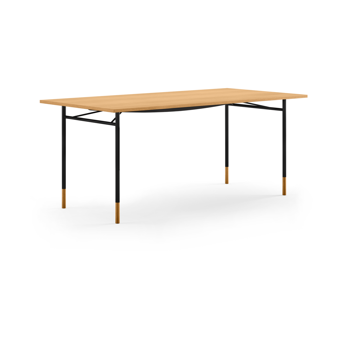 House of Finn Juhl Nyhavn desk skrivbord utan skrivbordslådor Ek-svarta ben