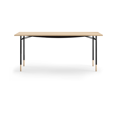Nyhavn desk skrivbord utan skrivbordslådor - Ljus ek-svarta ben - House of Finn Juhl