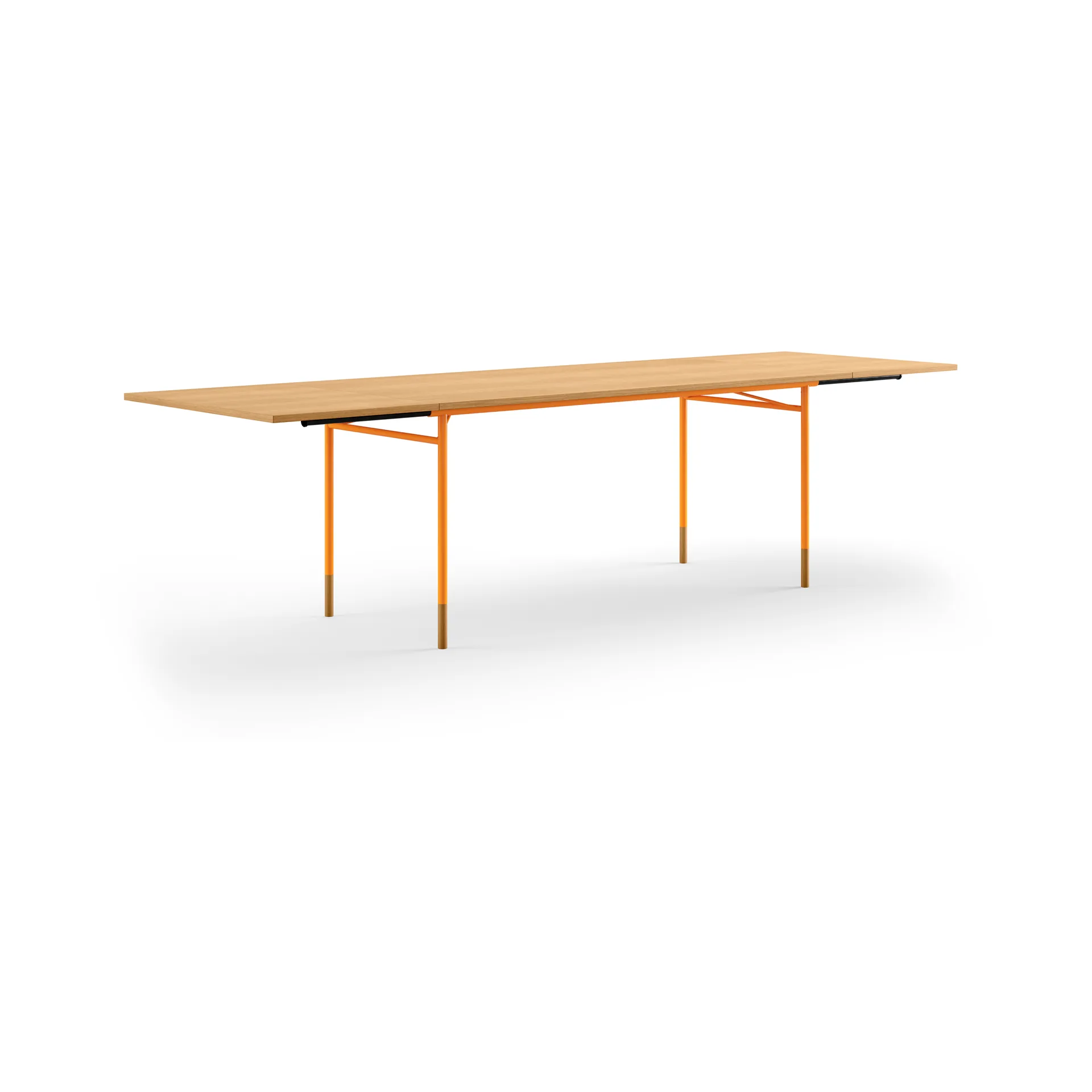 Nyhavn Dining Table matbord med klaffar, Ek-orangea ben House of Finn Juhl