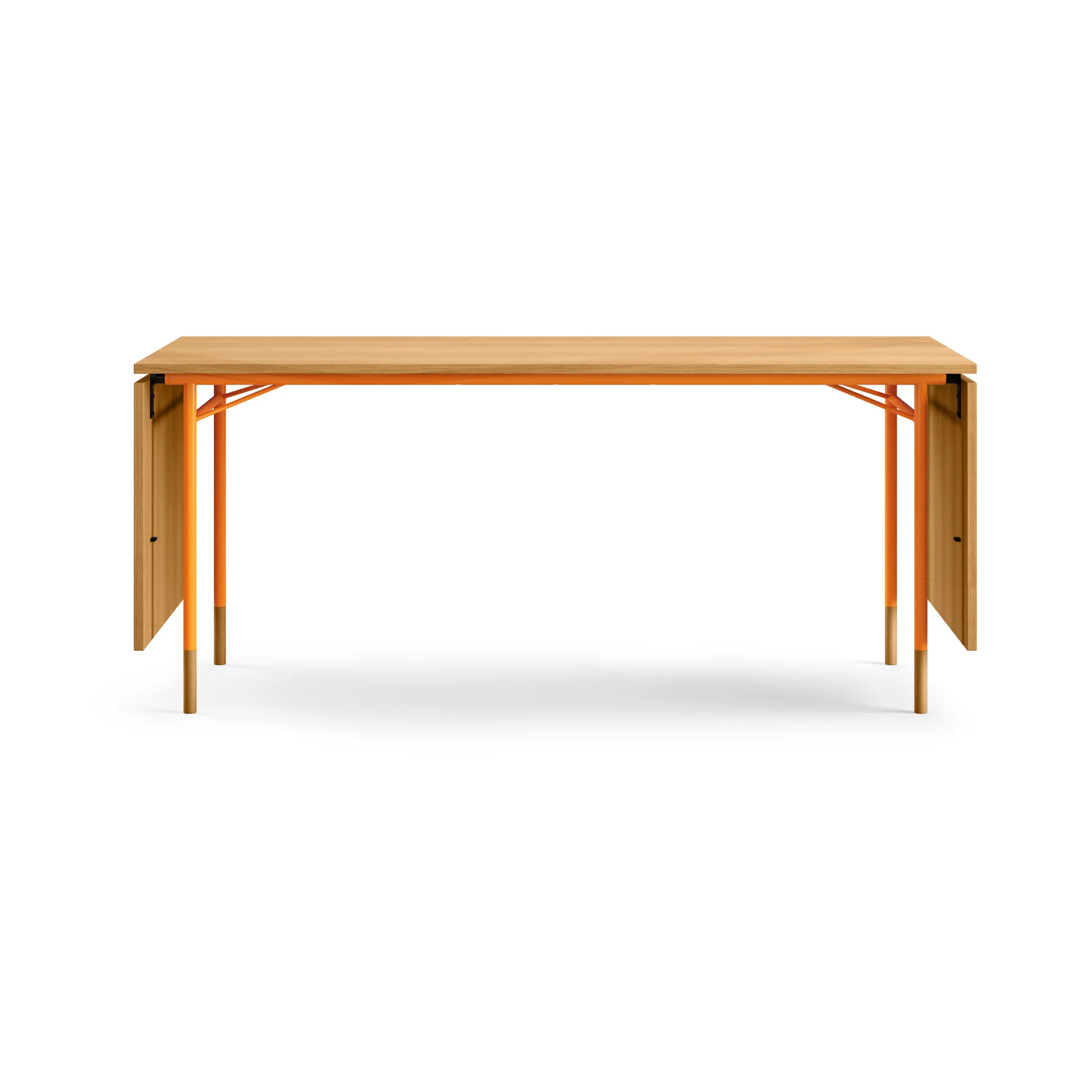Nyhavn Dining Table matbord med klaffar, Ek-orangea ben House of Finn Juhl
