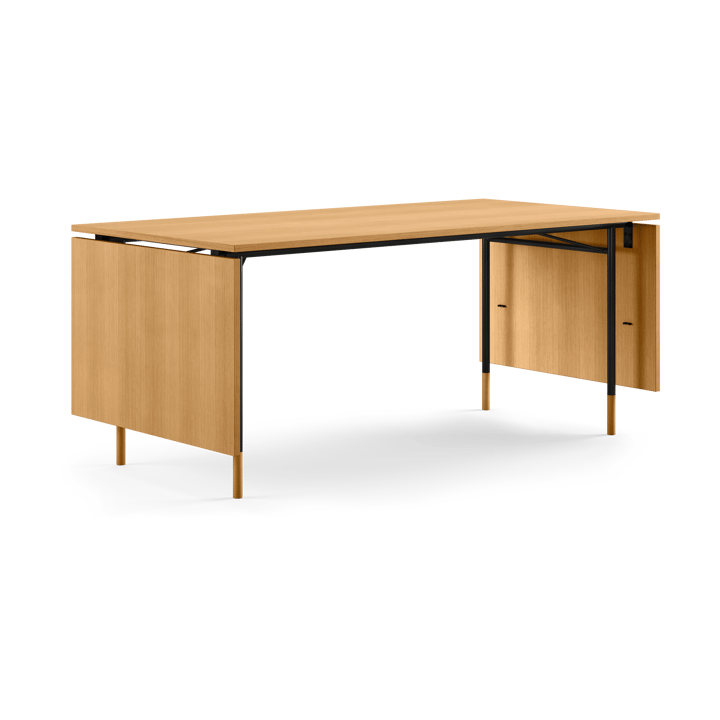 Nyhavn Dining Table matbord med klaffar - Ek-svarta ben - House of Finn Juhl