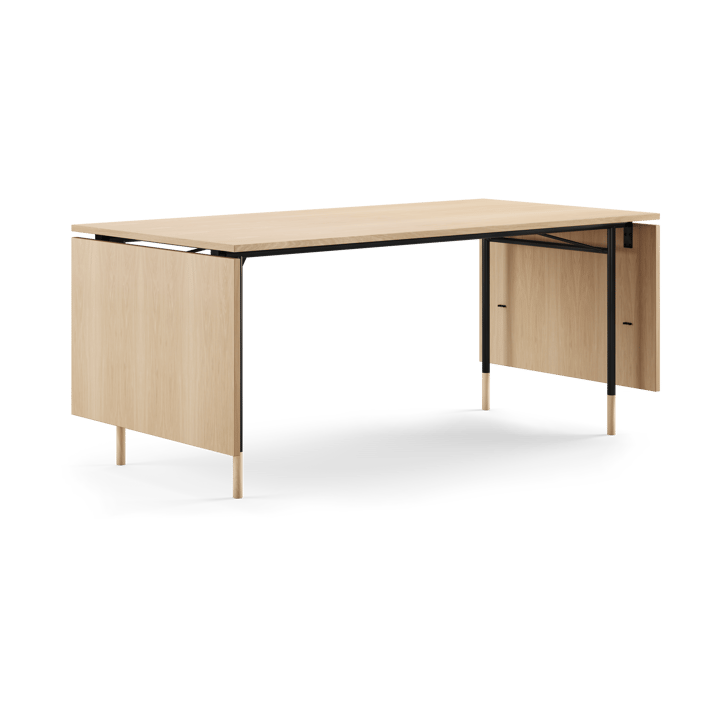 Nyhavn Dining Table matbord med klaffar - Ljus ek-svarta ben - House of Finn Juhl