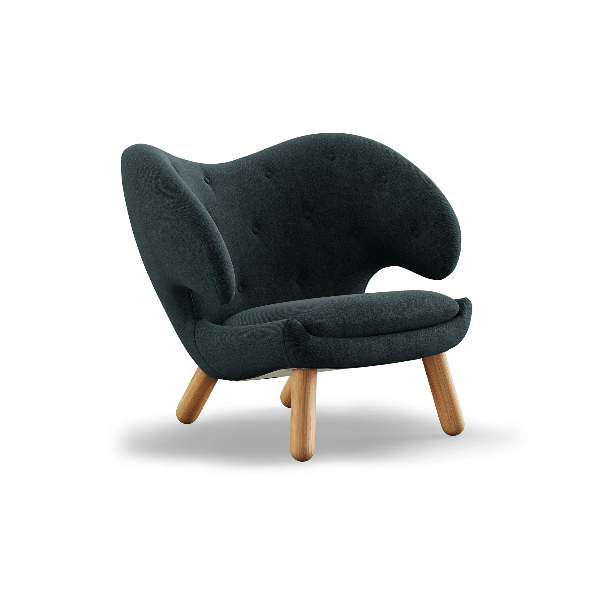 Pelican Chair fåtölj m. knappar, Ek-vidar 182 House of Finn Juhl