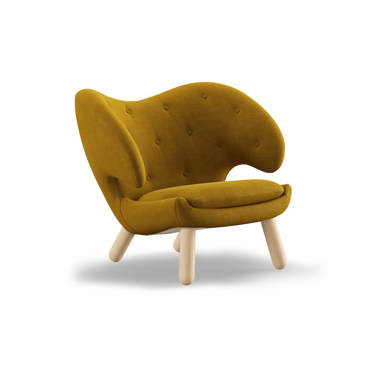 Pelican Chair fåtölj m. knappar - Ljus ek-remix 412 - House of Finn Juhl
