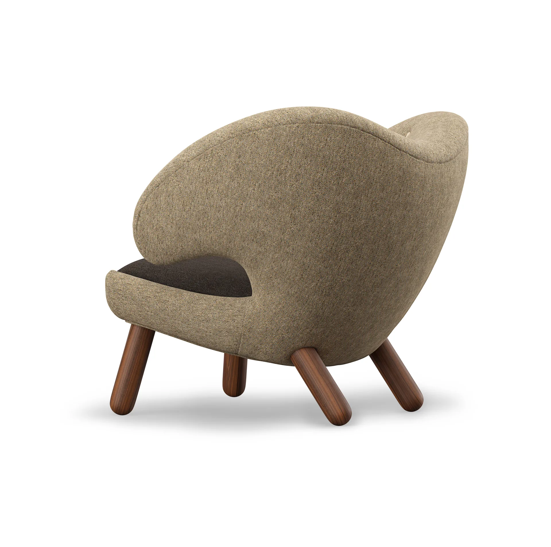 Pelican Chair fåtölj m. knappar, valnöt-Hallingdal 227/376 House of Finn Juhl