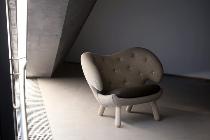 Pelican Chair fåtölj m. knappar, valnöt-Hallingdal 227/376 House of Finn Juhl