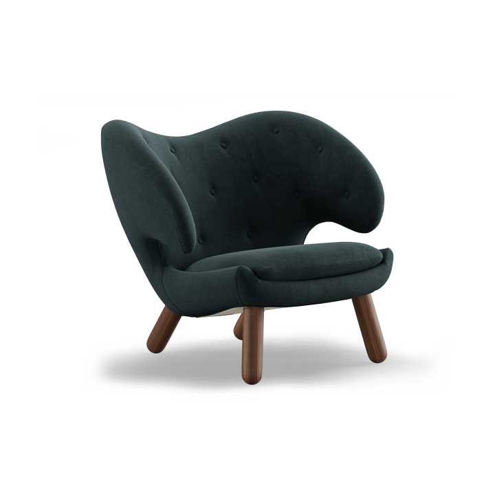 Pelican Chair fåtölj m. knappar - Valnöt-vidar 182 - House of Finn Juhl