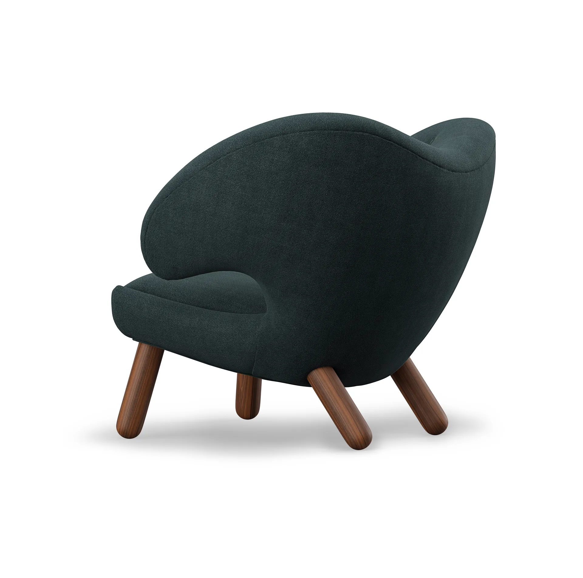 Pelican Chair fåtölj m. knappar, Valnöt-vidar 182 House of Finn Juhl