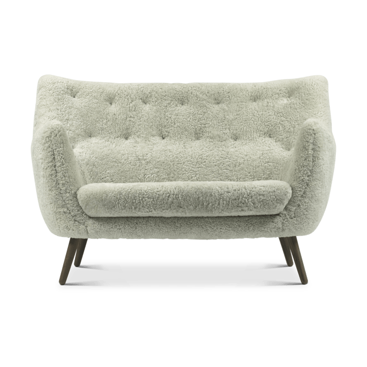 Poet Sofa soffa 2-sits - Sheepskin Moonlight-valnöt - House of Finn Juhl