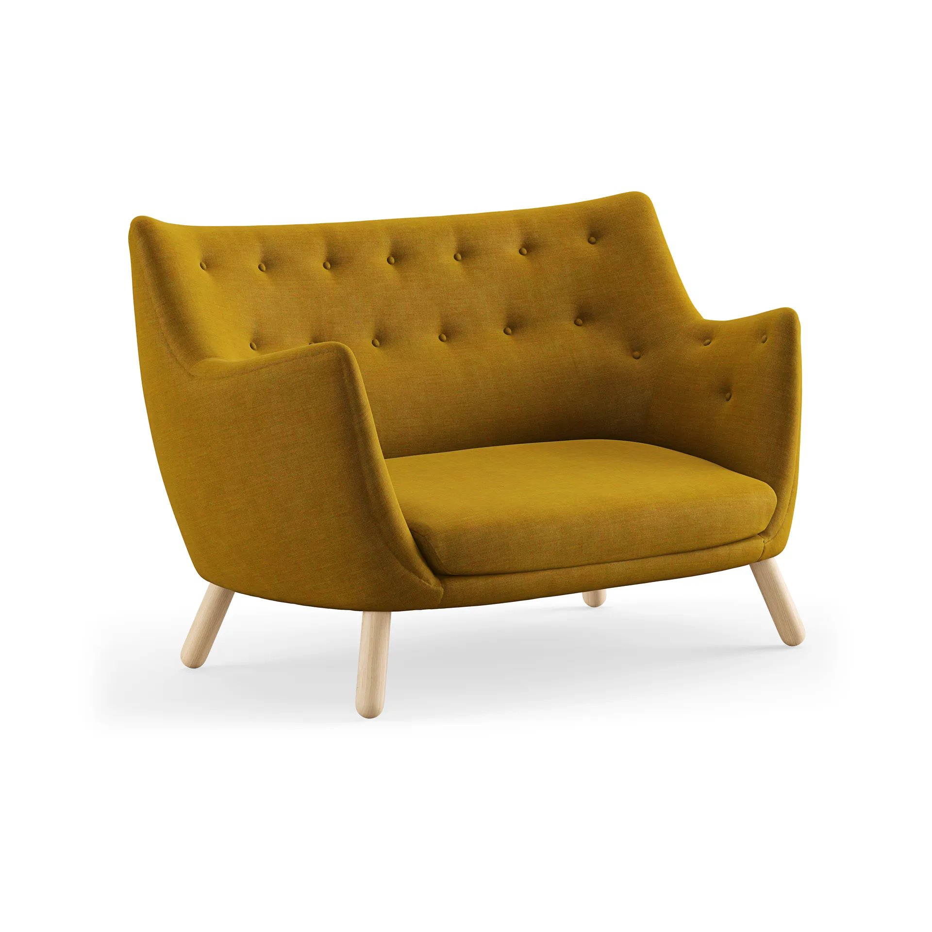 Poet soffa 2-sits, Ljus ek-remix 412 House of Finn Juhl