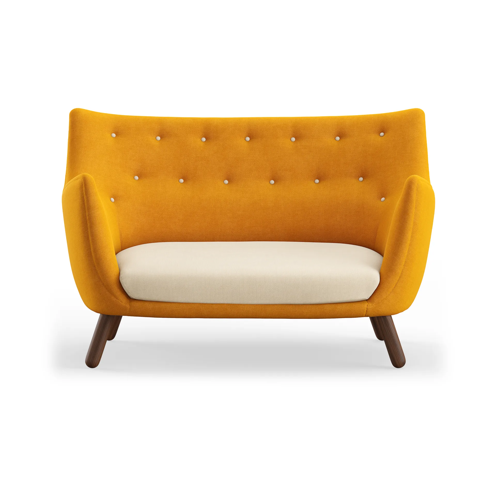 Poet soffa 2-sits, Valnöt-hallingdal 457/100 House of Finn Juhl