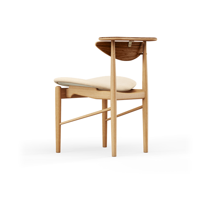 Reading Chair stol, Valnöt-ek watercolour soft linen House of Finn Juhl