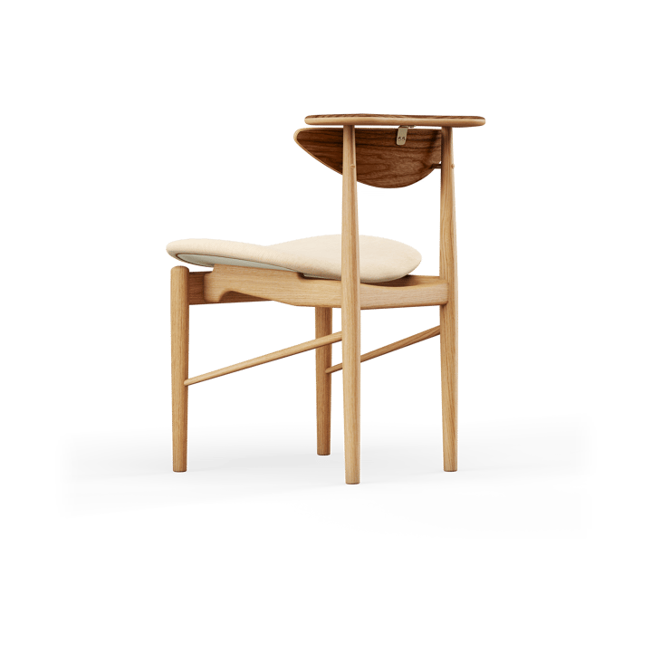 Reading Chair stol - Valnöt-ek watercolour soft linen - House of Finn Juhl