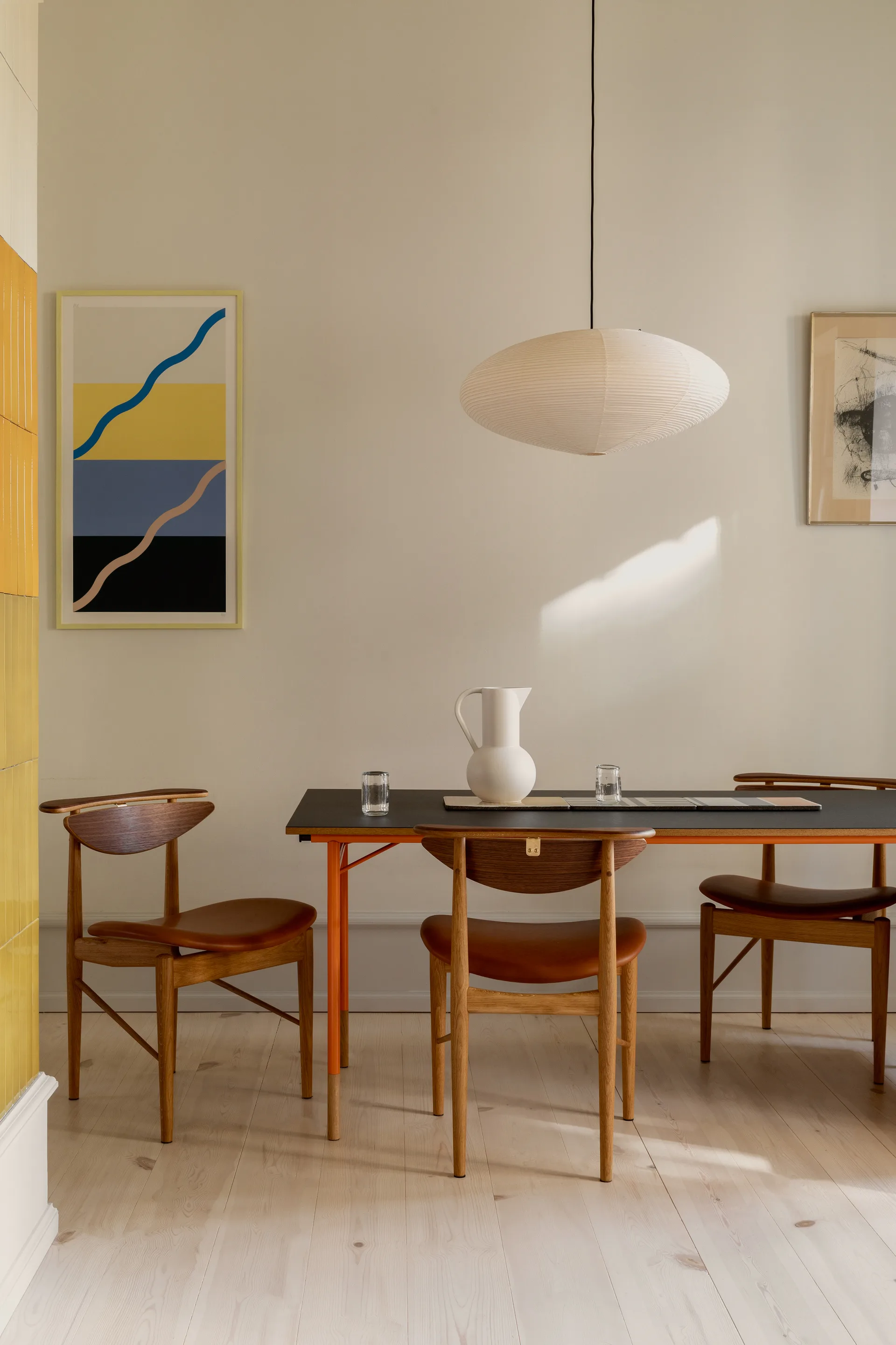 Reading Chair stol, valnöt/ek-nevada cognac NV2488S House of Finn Juhl