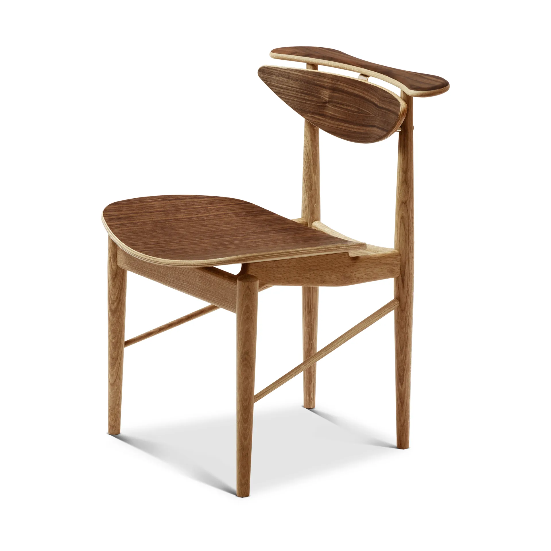 Reading Chair stol veneer seat, valnöt/ek House of Finn Juhl