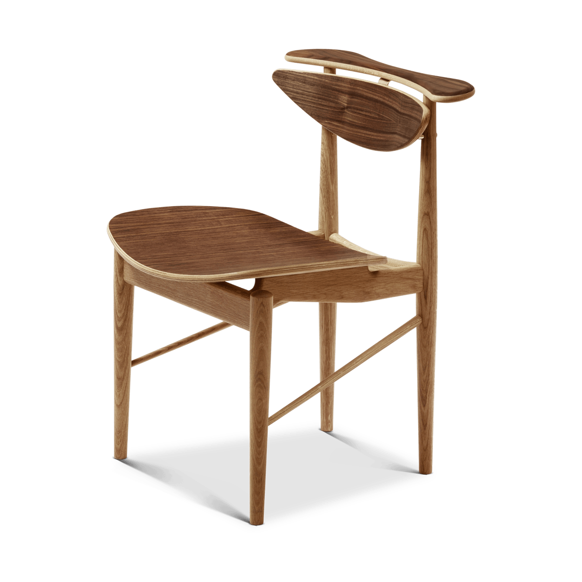 House of Finn Juhl Reading Chair stol veneer seat valnöt/ek
