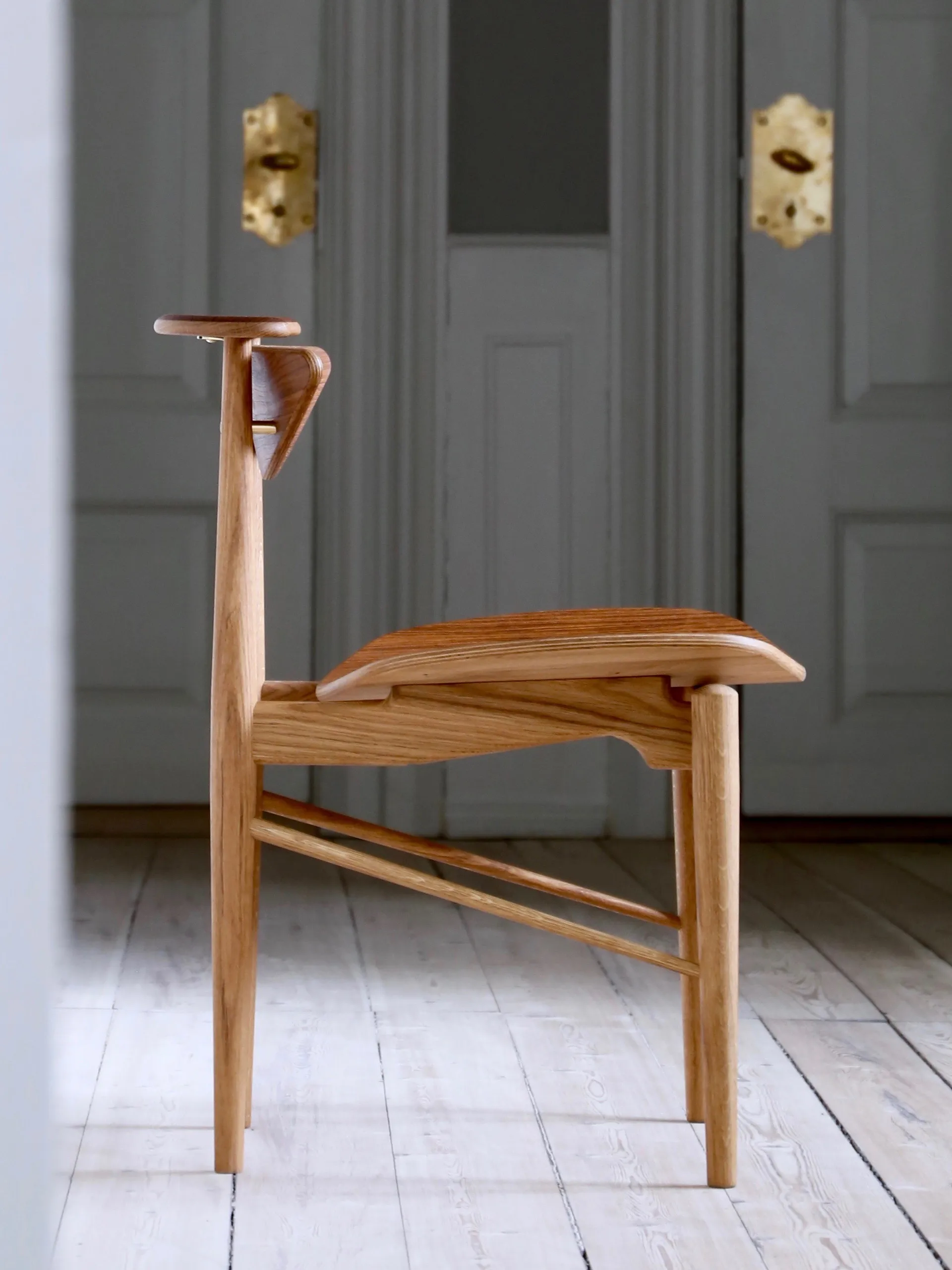 Reading Chair stol veneer seat, valnöt/ek House of Finn Juhl
