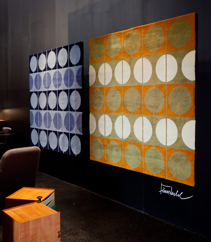 The Circle matta Ø175 cm, Grön/Orange House of Finn Juhl