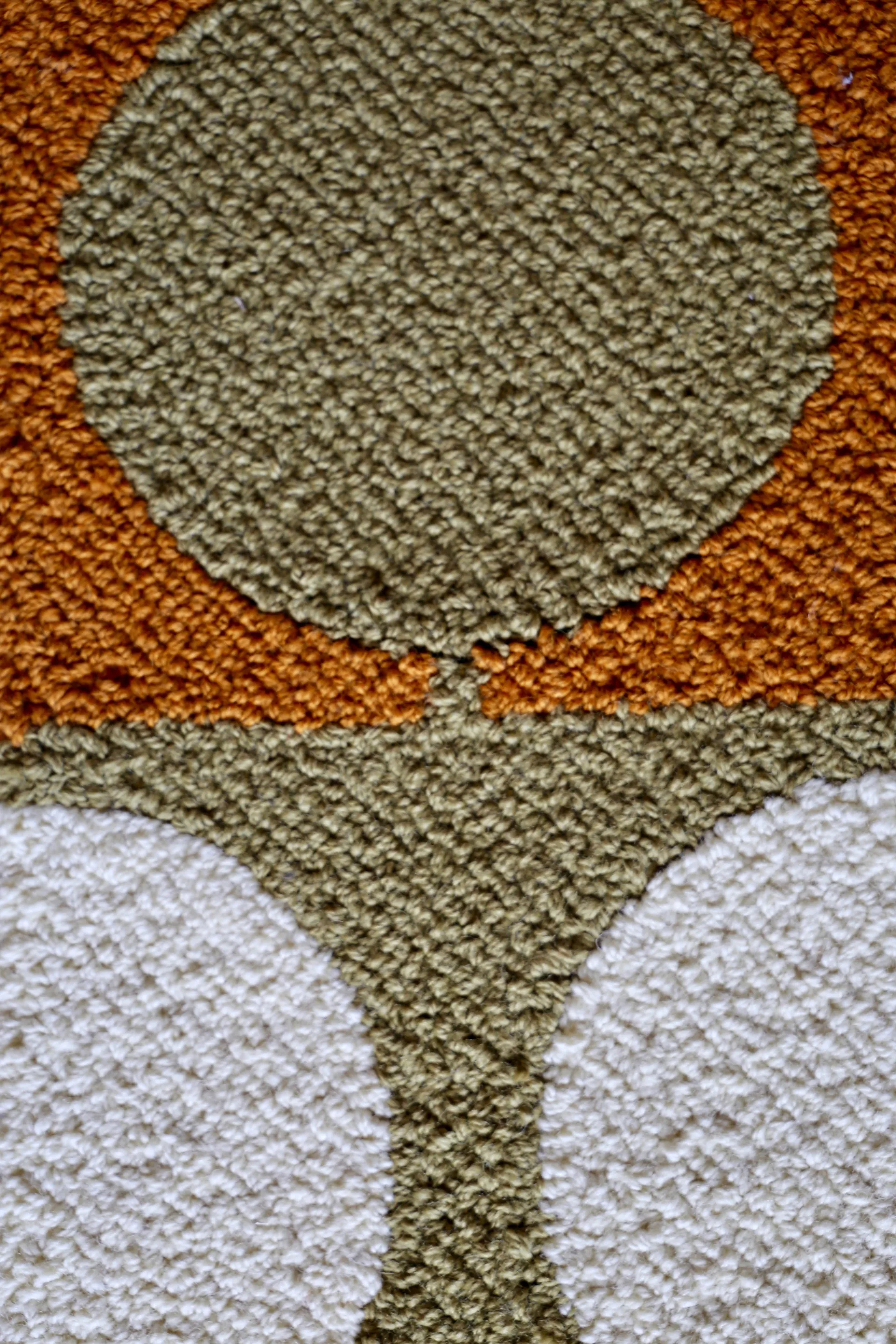 The Circle matta 175x245 cm, Grön/Orange House of Finn Juhl