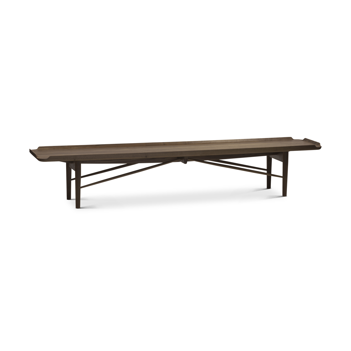House of Finn Juhl The cocktail bench bänk valnöt | Skandinavisk Design | Bänkar | Brun