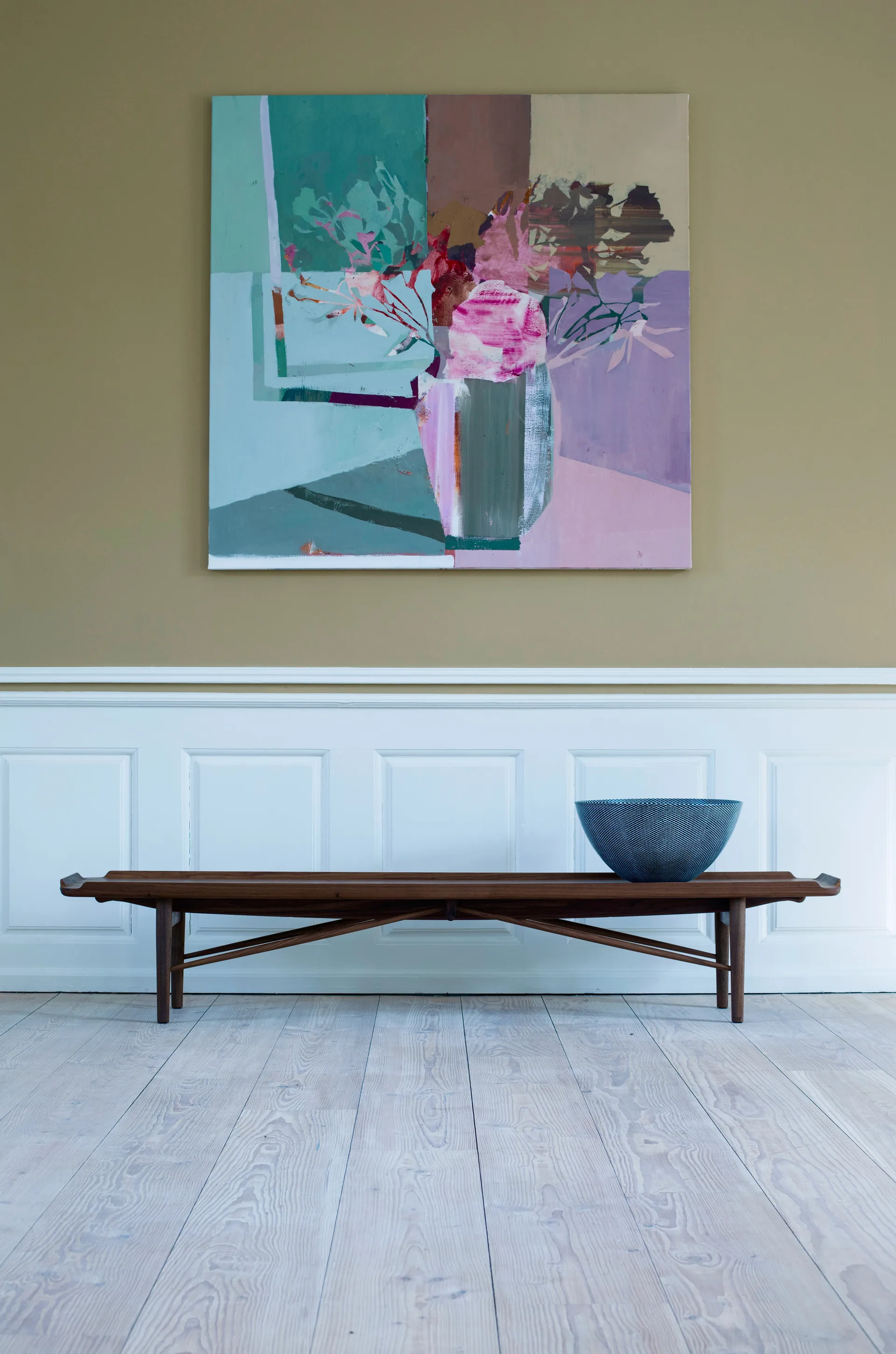 The cocktail bench bänk, valnöt House of Finn Juhl