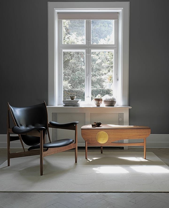 The undyed circle matta Ø245 cm, Chalk House of Finn Juhl