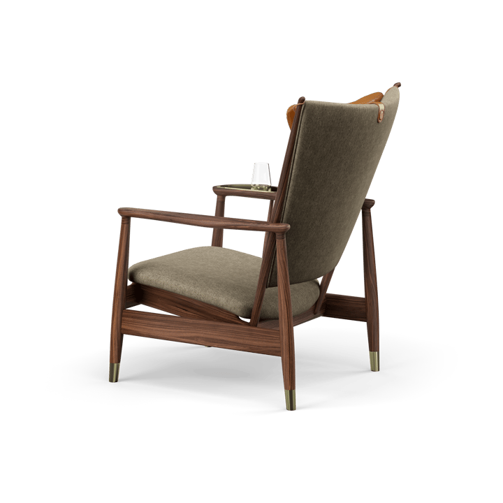 Whisky Chair fåtölj, Valnöt-hallingdal 227-cognac House of Finn Juhl