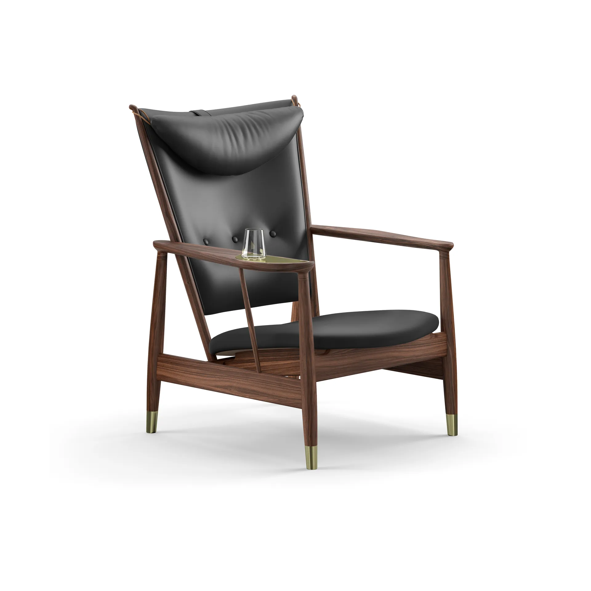 Whisky Chair fåtölj, Valnöt-nevada black NV0500S House of Finn Juhl