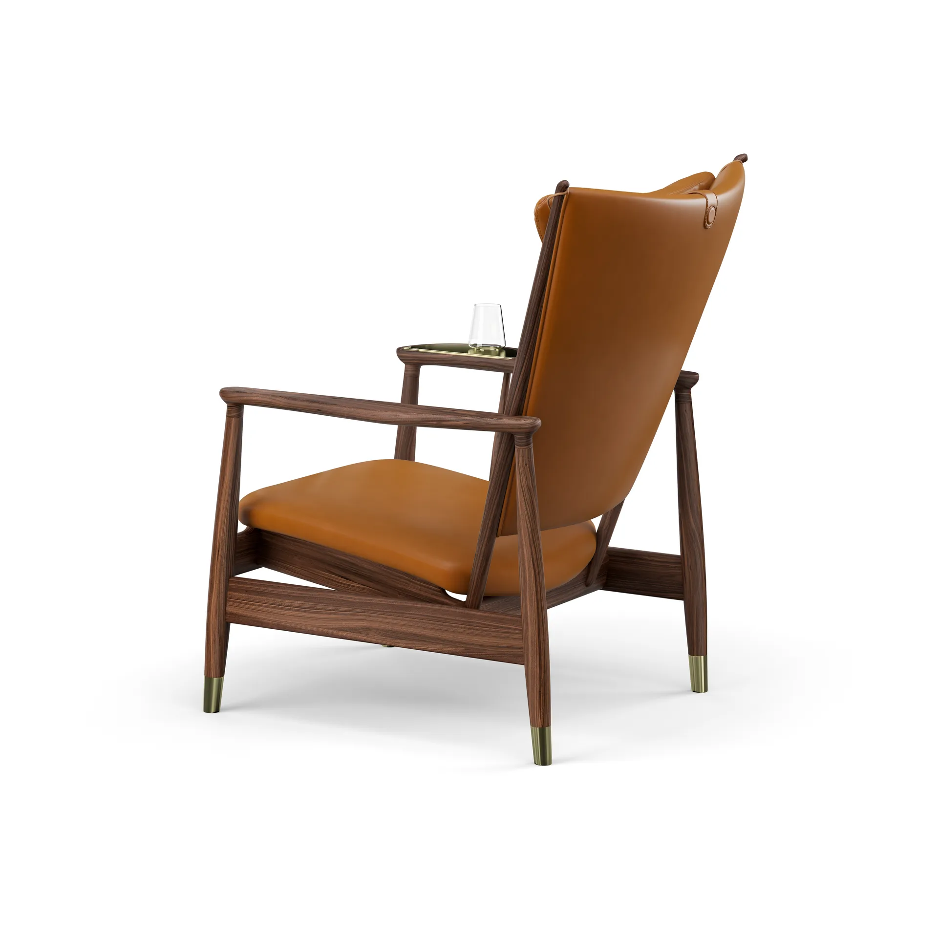 Whisky Chair fåtölj, Valnöt-nevada cognac NV2488S House of Finn Juhl